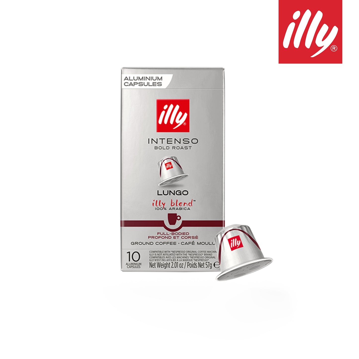 Espresso Compatible Capsules Intenso Lungo Roast